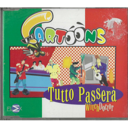 Cartoons CD 'S Singolo Tutto Passerà / Flex Records – 8871892 Nuovo