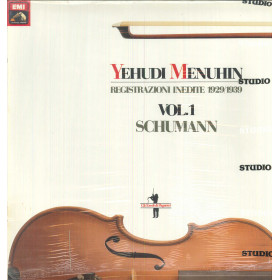 Yehudi Menuhin LP Schumann Vol. 1 / EMI – 532908701 Sigillato Yehudi Menuhin LP Schumann Vol. 1 / EMI – 532908701 Sigillato