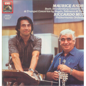 Bach, André, Muti LP Brandenburg Concerto No. 2 & Trumpet Concertors By Haydn, Telemann & Torelli Sigillato Bach, André, Muti LP Brandenburg Concerto No. 2 & Trumpet Concertors By Haydn, Telemann & Torelli Sigillato