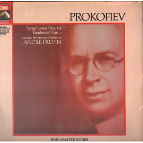 Prokofiev, Previn LP Symphonies Nos. 1 & 7 / Lieutenant Kijé Suite / EG2902981 Sigillato Prokofiev, Previn LP Symphonies Nos. 1 & 7 / Lieutenant Kijé Suite / EG2902981 Sigillato