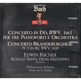 Bach, Fischer LP Concerto In Do, BWV.1061 / Concerto Brandeburghese N.5 In Re, BWV.1050 Sigillato Bach, Fischer LP Concerto In Do, BWV.1061 / Concerto Brandeburghese N.5 In Re, BWV.1050 Sigillato