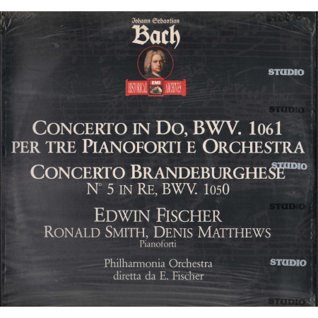 Bach, Fischer LP Concerto In Do, BWV.1061 / Concerto Brandeburghese N.5 In Re, BWV.1050 Sigillato