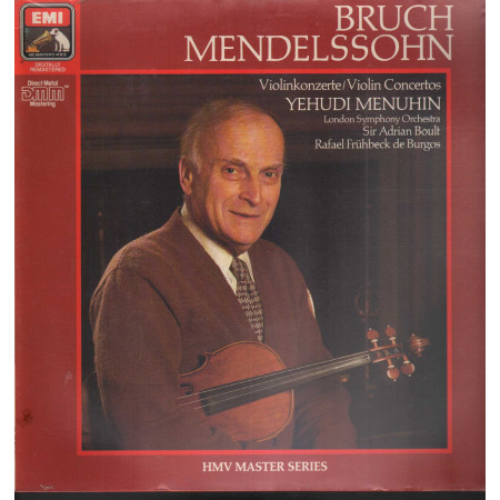 Bruch, Mendelssohn LP Violin Concertos / His Master's Voice – 2904911 Sigillato