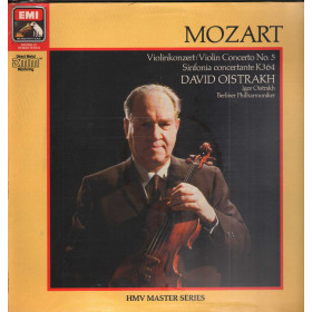 Mozart, Oistrach LP Violin Concerto No 5 / Sinfonia Concertante K364 Sigillato Mozart, Oistrach LP Violin Concerto No 5 / Sinfonia Concertante K364 Sigillato