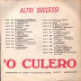 Baldassarre Vinile 7" 45 giri 'O Culero 1 e 2 Parte / Star Records – STA/P1093 Nuovo
