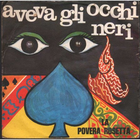 Coro Tucci, Complesso Lagor Vinile 7" 45 giri Aveva Gli Occhi Neri / La Povera Rosetta Nuovo