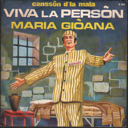 Mario Piovano Vinile 7" 45 giri Viva La Person / Maria Gioana Nuovo