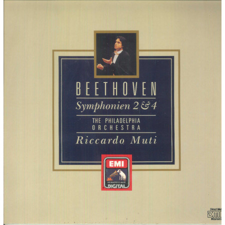 Beethoven, Muti ‎Lp Vinile Symphonien 2, 4 / EMI – 067EL7494891 Sigillato