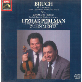 Bruch, Perlman, Mehta Lp Vinile Violinkonzert No. 2, Schottische Fantasie Sigillato Bruch, Perlman, Mehta Lp Vinile Violinkonzert No. 2, Schottische Fantasie Sigillato