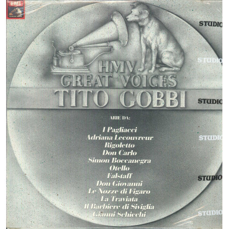 Tito Gobbi Lp Vinile HMV Great Voices / EMI – 532910121M Sigillato