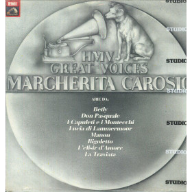 Margherita Carosio Lp Vinile HMV Great Voices / EMI – 532910041M Sigillato Margherita Carosio Lp Vinile HMV Great Voices / EMI – 532910041M Sigillato