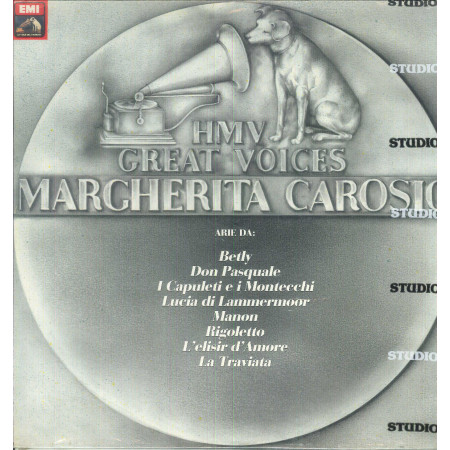 Margherita Carosio Lp Vinile HMV Great Voices / EMI – 532910041M Sigillato