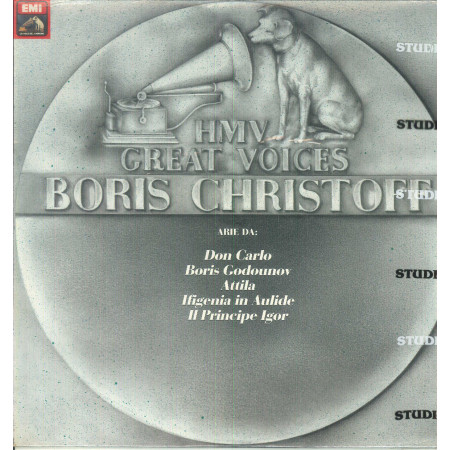 Boris Christoff Lp Vinile HMV Great Voices / EMI – 532910061M Sigillato