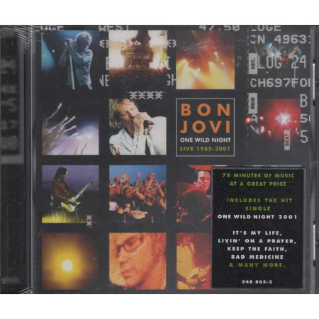 Bon Jovi CD One Wild Night: Live 1985-2001 Sigillato 0731454886529