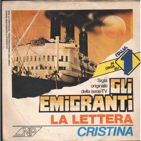 Cristina Vinile 7" 45 giri La Lettera / Oggi Qui, Domani / Fontana – 6025305 Nuovo