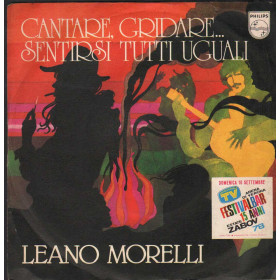 Leano Morelli Vinile 7" 45 giri Se Un Giorno Non Mi Amassi Più / 6025204 Nuovo Leano Morelli Vinile 7" 45 giri Se Un Giorno Non Mi Amassi Più / 6025204 Nuovo