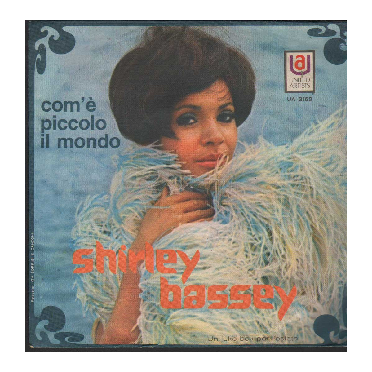 Shirley Bassey Vinile 7" 45 giri Com'È Piccolo Il Mondo / Softly As I