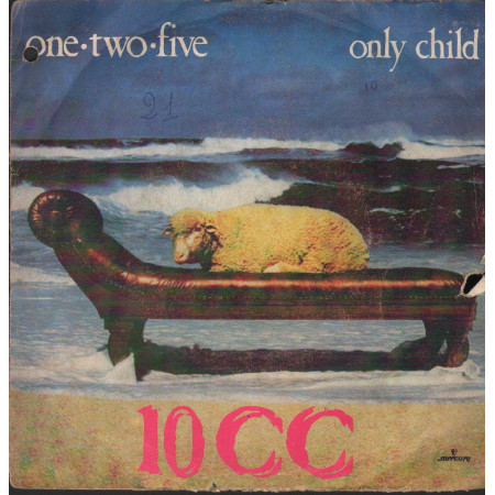 10cc Vinile 7" 45 giri One,Two, Five / Only Child / Mercury – 6008046 Nuovo