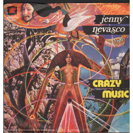 Jenny Nevasco Vinile 7" 45 giri Crazy Music / Sweet Love / Yep Record – YEP00686 Nuovo