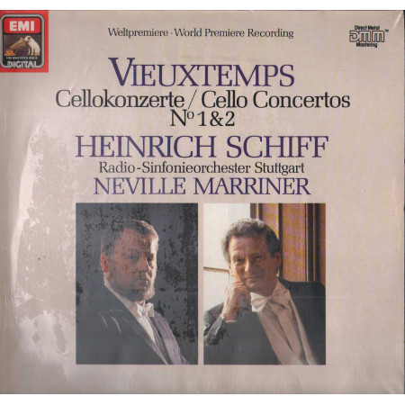 Vieuxtemps, Schiff, Marriner Lp Vinile Cellokonzerte / Cello Concertos 1 & 2 Sigillato