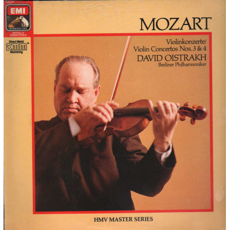 Mozart, Oistrach Lp Vinile Violin Concertos Nos. 3 & 4 / EMI – EG2902761 Sigillato