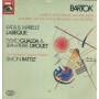 Bartók, Labèque, Gualda, Drouet Lp Vinile Sonata E Concerto For Pianos, Percussion