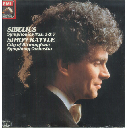 Rattle, Sibelius Lp Vinile Symphonies Nos 3 & 7 / EMI – EL2704961 Sigillato