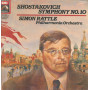 Shostakovich, Rattle Lp Vinile Symphony N.10 / EL2703151 Sigillato