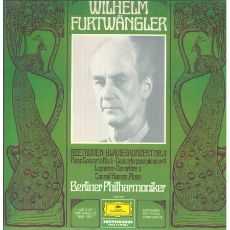 Furtwangler, Hansen Lp Vinile Beethoven Piano Concerto No. 4 Op 58 / 2535807 Sigillato