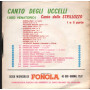 No Artist Vinile 7" 45 giri Canto Dello Strillozzo, I E II Parte / Fonola – 0008 Nuovo