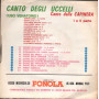 No Artist Vinile 7" 45 giri Canto Della Capinera, I E II Parte /  0007 Nuovo