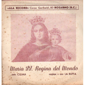 Complesso La Ruffa Vinile 7" 45 giri Maria SS Regina Del Mondo / AP128 Nuovo Complesso La Ruffa Vinile 7" 45 giri Maria SS Regina Del Mondo / AP128 Nuovo