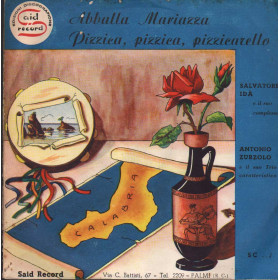 Salvatore Tripodi, Antonio Zurzolo Vinile 7" 45 giri Abballa Mariuzza / Pizzica, Pizzicarello Salvatore Tripodi, Antonio Zurzolo Vinile 7" 45 giri Abballa Mariuzza / Pizzica, Pizzicarello