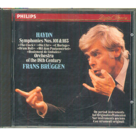 Haydn, BrUggen CD Symphonies Nos. 101 & 103 / Philips – 422 240-2 Sigillato Haydn, BrUggen CD Symphonies Nos. 101 & 103 / Philips – 422 240-2 Sigillato